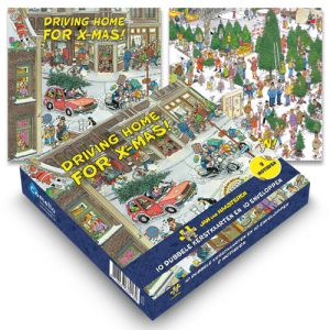 jan-van-haasteren-doosje-kerstkaarten-4-driving-home-for-x-mas-kerstboom-verkoop-10852143