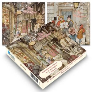 anton-pieck-doosje-kerstkaarten-1-kerstavond-kerstkoor-10935006