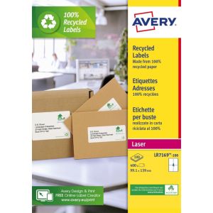 etiket-avery-lr7169-100-99-1x139-recycled-wt-400st-1420005