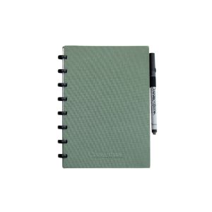 notitiebk-correctbook-a5-blanco-40blz-linnen-green-1422773