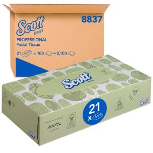 facial-tissues-scott-8837-2-laags-standaard-wit-1422925