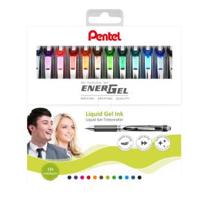 gelschrijver-pentel-bl77-energel-medium-assorti-etui-à-12-stuks-1423183