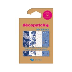 hobbypapier-dã©copatch-30x40-4vel-shades-of-blue-1430831