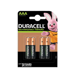 Batterij Oplb Dur AAA 750mah Value Staycharged pak 4 stuks