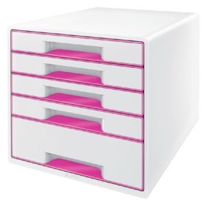 ladenbox-leitz-wow-5-laden-wit-roze-503003