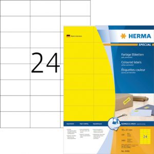 etiket-herma-4406-70x37mm-geel-2400st-817047