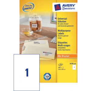 etiket-avery-zweckform-3478-210x297mm-a4-wit-200st-817760