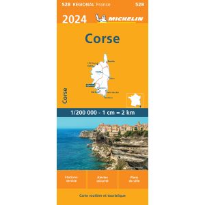 Michelin Wegenkaart 528 Corse - Corsica 2024