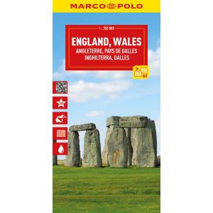 Marco Polo Wegenkaart Engeland / Wales 2k-set