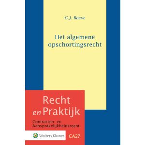 Het algemene opschortingsrecht