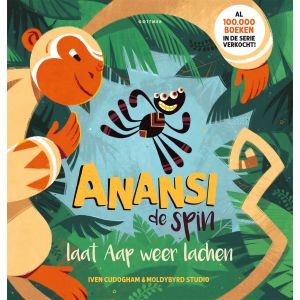 Anansi de spin laat Aap weer lachen