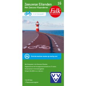 Fietskaart 16. Zeeuwse Eilanden