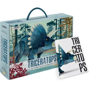 Triceratops - Boek + 3D-puzzel