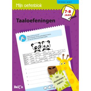 Taaloefeningen 7-8 jaar