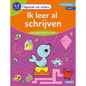 Oefenboek met stickers - Ik leer al schrijven (4-5 j.)