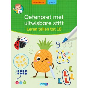 Oefenpret met uitwisbare stift - Leren tellen tot 10