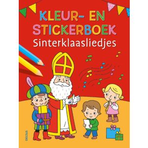 Kleur- en stickerboek Sinterklaasliedjes