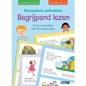 Reuzeleuk oefenblok begrijpend lezen (AVI start - M3 - E3)