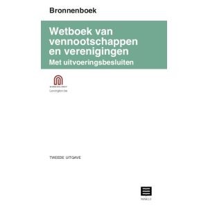 Bronnenboek Wetboek vennootschappen en verenigingen met uitvoeringsbesluiten