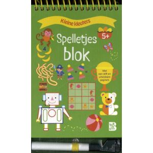 Spelletjesblok met viltstift 5+