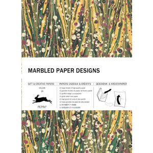 Marbled Paper Designs Volume 102