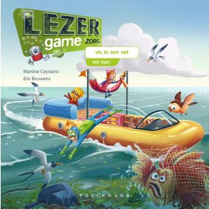 Lezergame: Vis in een net