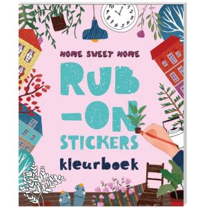 Rub-on-stickers Kleurboeken - Home Sweet Home