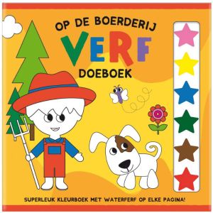 Op de Boerderij Verf Doeboek - (set van 4)