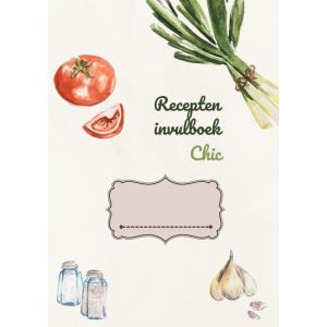 Recepten invulboek Chic