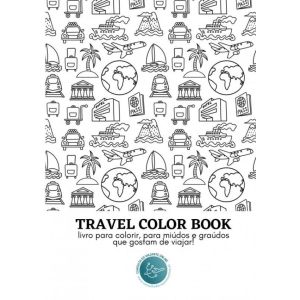 Travel Color Book - Livro para Colorir